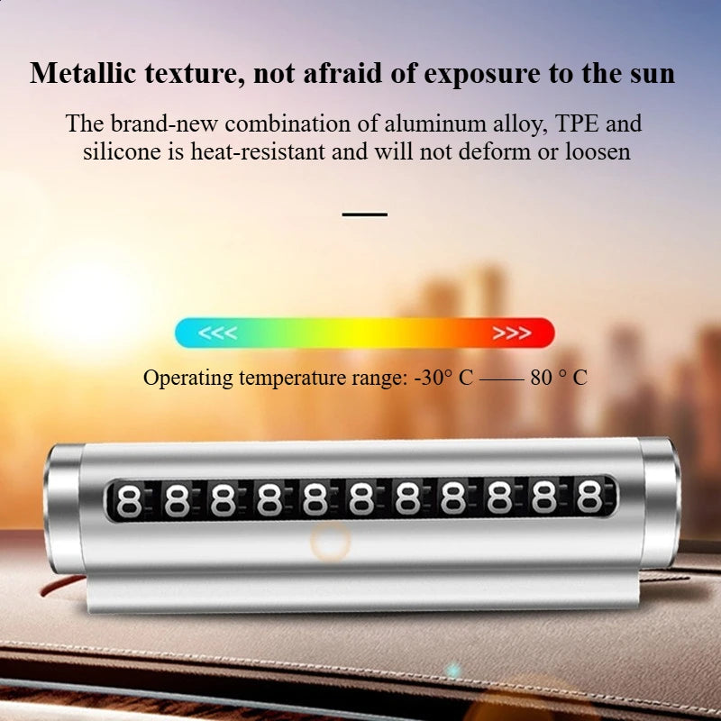 Phone Number Plate Roller