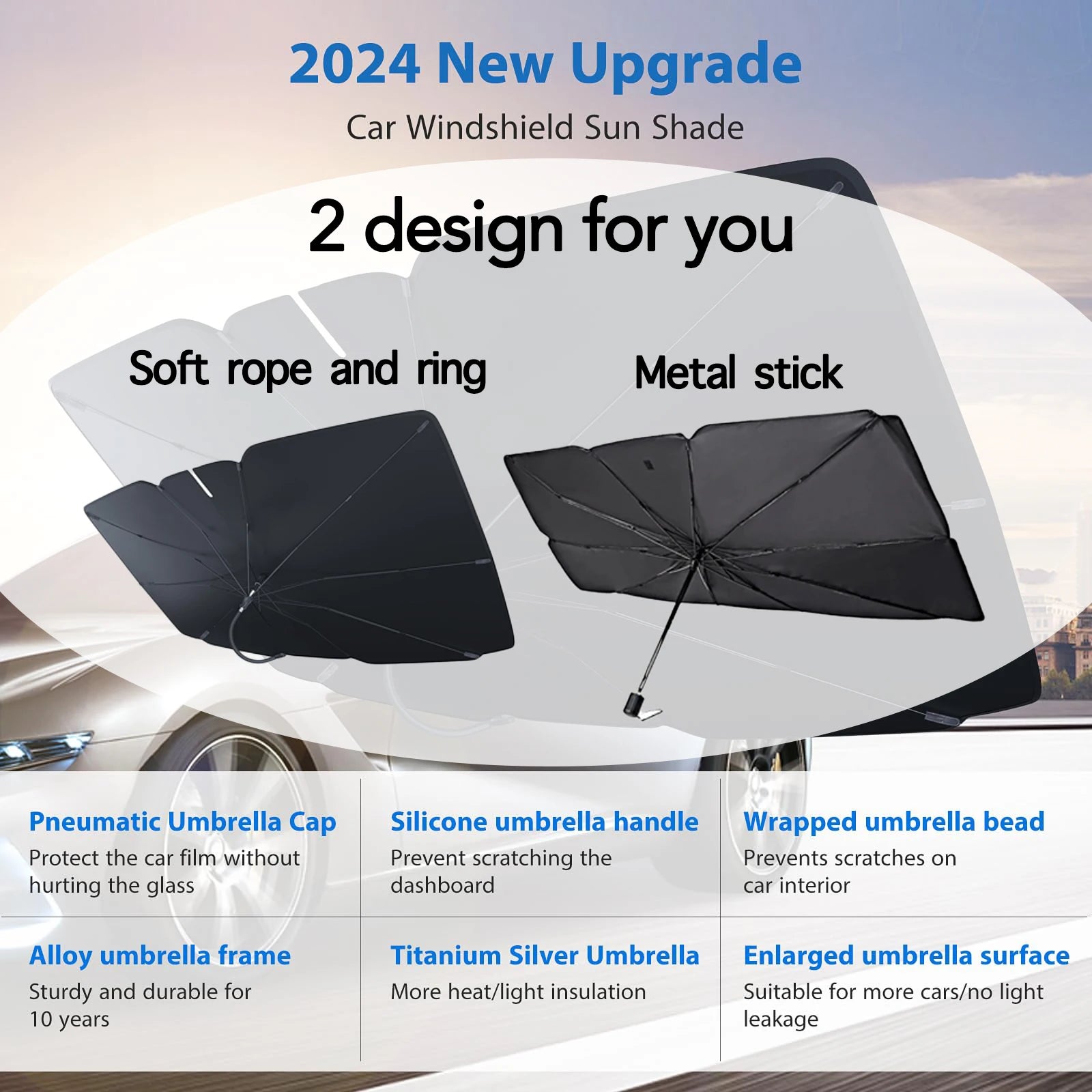 Foldable Car Sunshade Umbrella