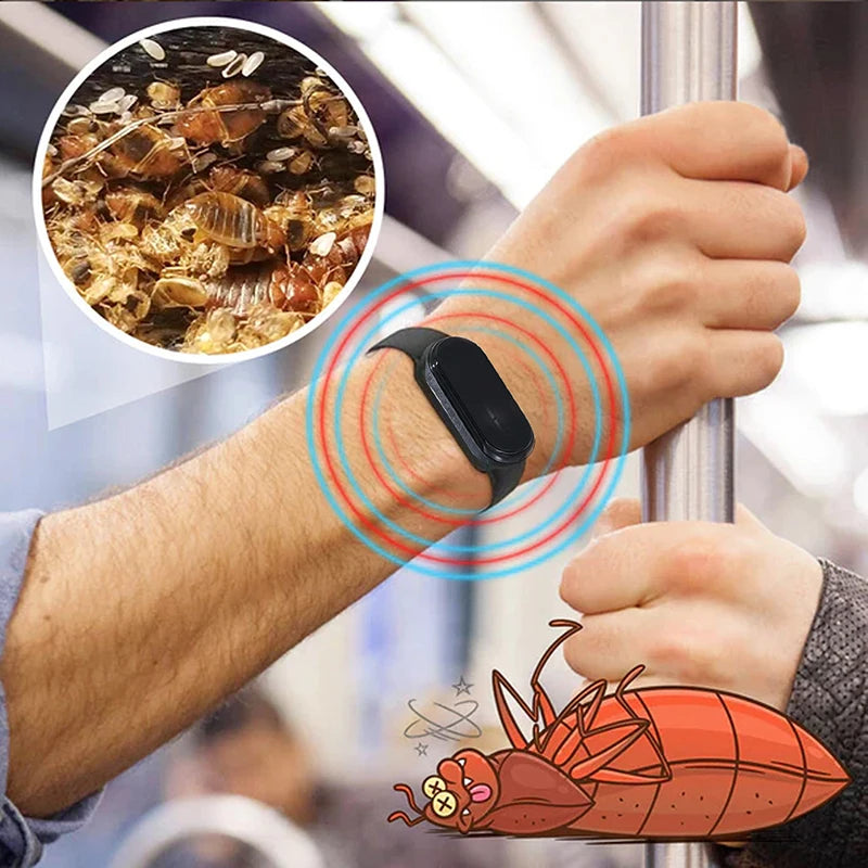 Ultrasonic Mosquito Repellent Wristband