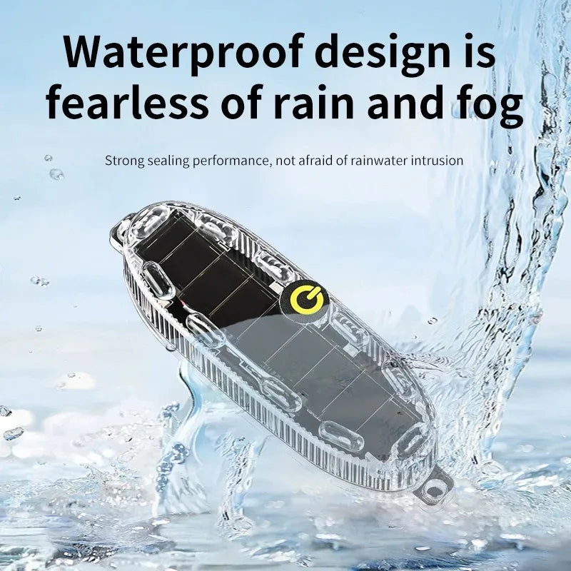 Solar LED Warning Strobe Light