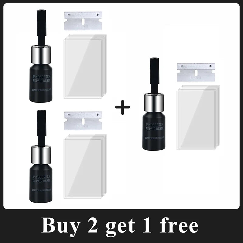 Car Glass Crack Repair Kit