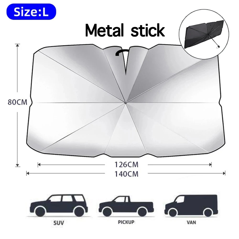 Foldable Car Sunshade Umbrella