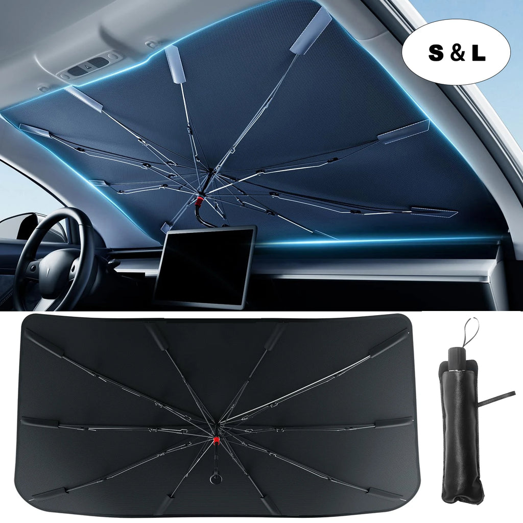 Foldable Car Sunshade Umbrella