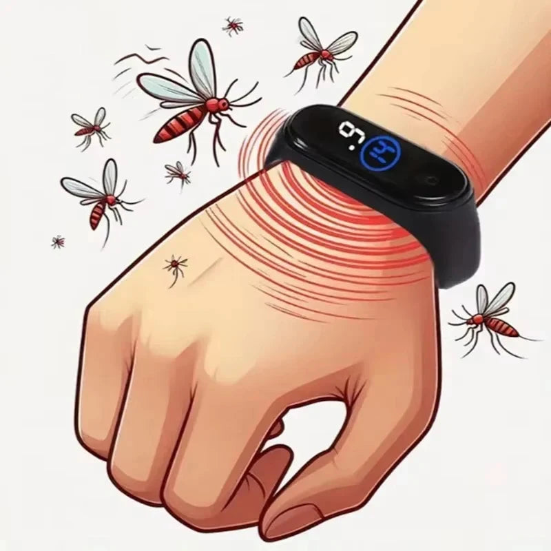 Ultrasonic Mosquito Repellent Wristband