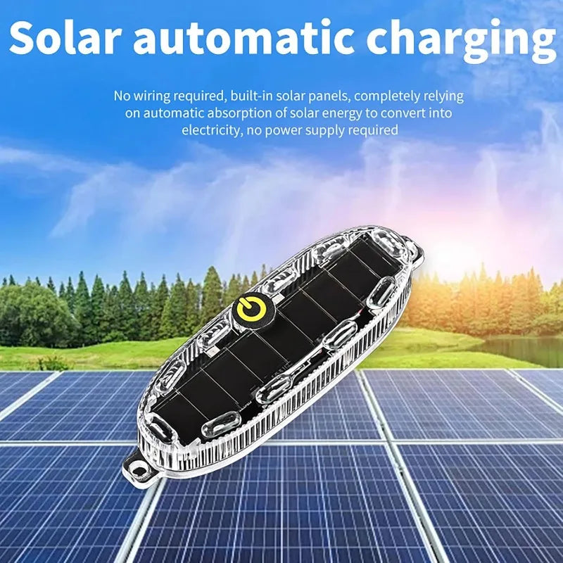 Solar LED Warning Strobe Light