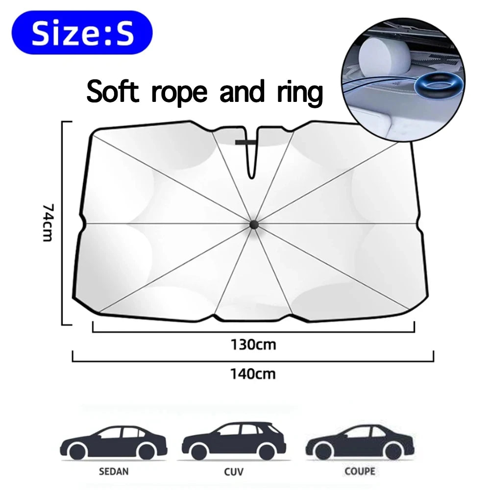 Foldable Car Sunshade Umbrella